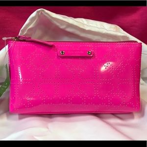 KATE SPADE Neon HEART Metro Shiloh MakeUp Bag